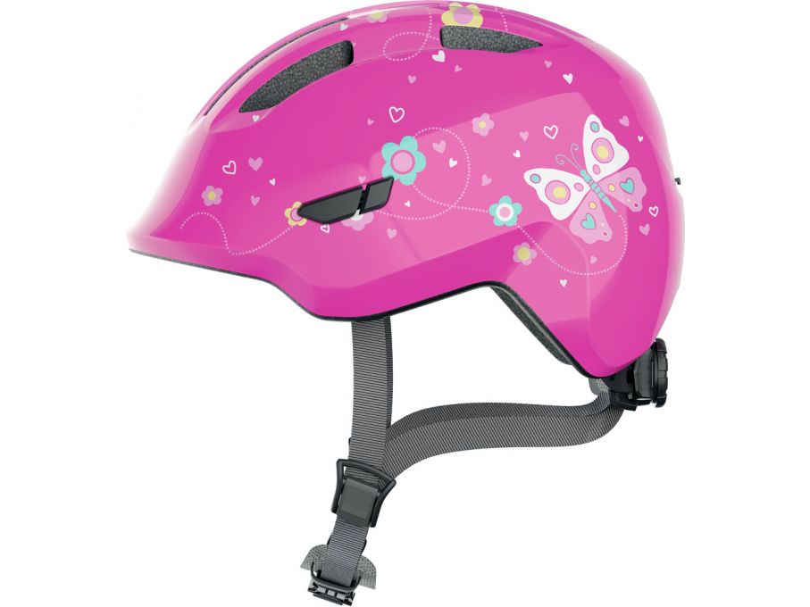 Kask ABUS Smiley 3.0 pink butterfly