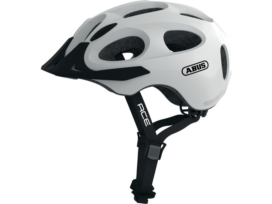 Kask ABUS Youn-I Ace pearl white